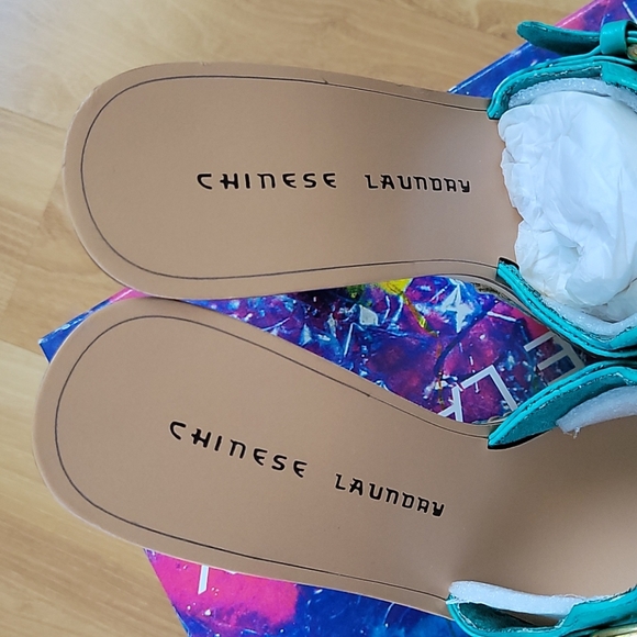 NIB Chinese Laundry Amore Platform Leather Sandal - Picture 8 of 16